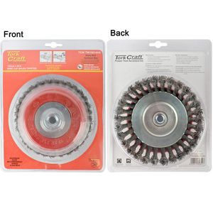 Wire Cup Brush Twisted 150mm X M14 With 0.80mm Wire Heavy Duty